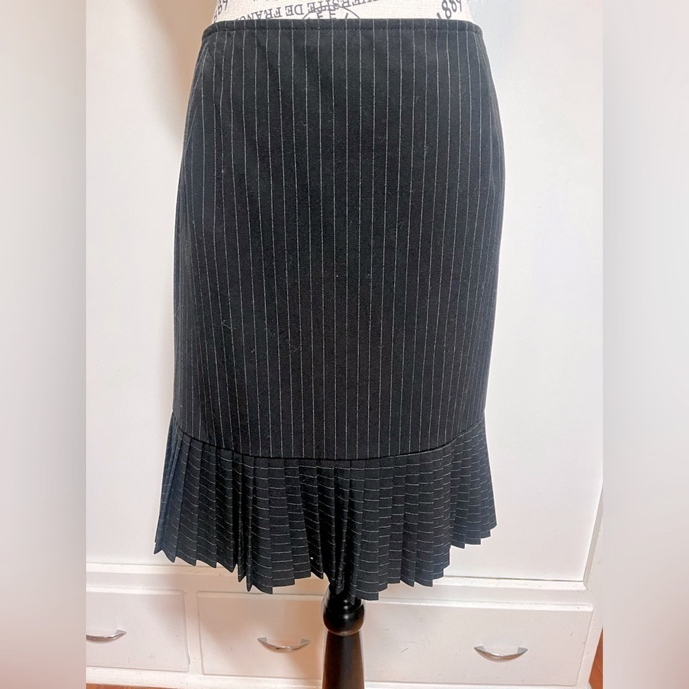 Pinstripe skirt